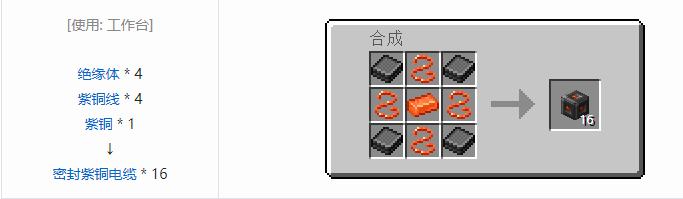 我的世界HBM的核科技模组管道与电线合成表大全