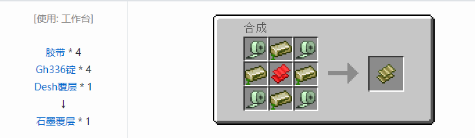 我的世界HBM的核科技模组护甲改装附件合成表大全