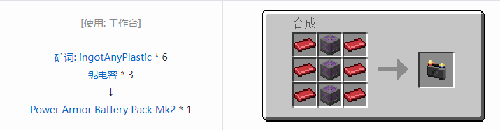 我的世界HBM的核科技模组护甲改装附件合成表大全