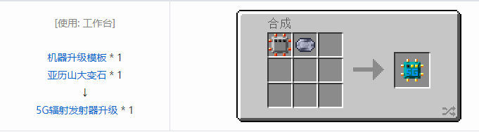 我的世界HBM的核科技模组机器升级合成表大全