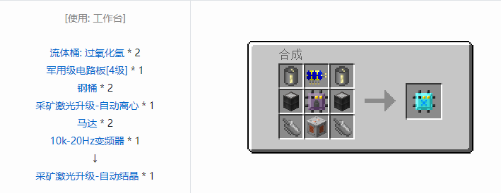 我的世界HBM的核科技模组机器升级合成表大全