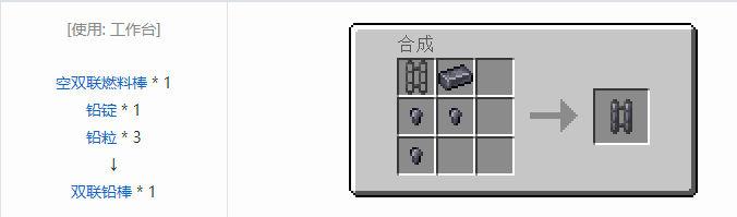 我的世界HBM的核科技模组燃料棒合成表大全