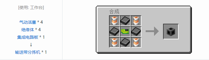 我的世界HBM的核科技模组输送带合成表大全