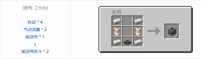 我的世界HBM的核科技模组输送带合成表大全