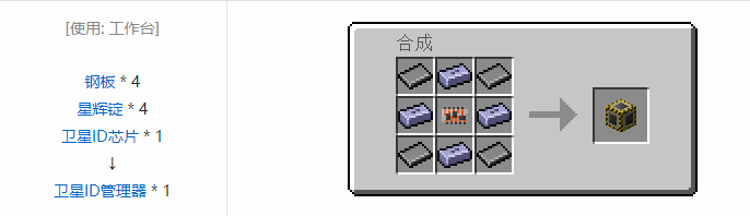 我的世界HBM的核科技模组卫星合成表大全