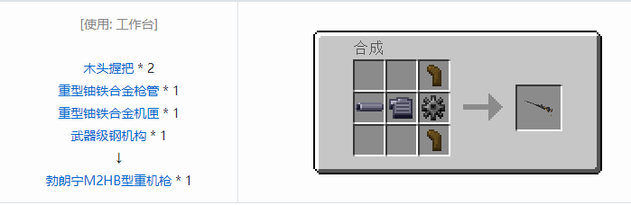 我的世界HBM的核科技模组武器合成表大全