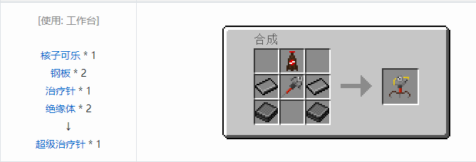 我的世界HBM的核科技模组药品合成表大全