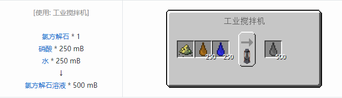 我的世界HBM的核科技模组液体气体合成表大全