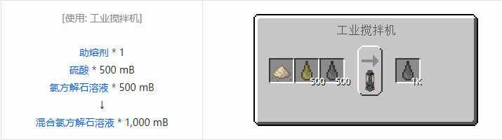 我的世界HBM的核科技模组液体气体合成表大全