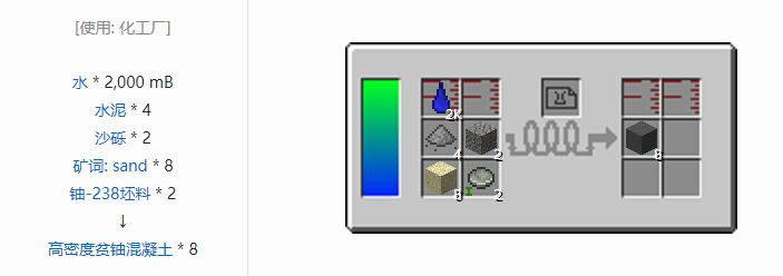 我的世界HBM的核科技模组建筑材料合成表大全