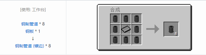 我的世界HBM的核科技模组建筑材料合成表大全