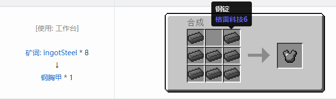 我的世界HBM的核科技模组装备合成表大全