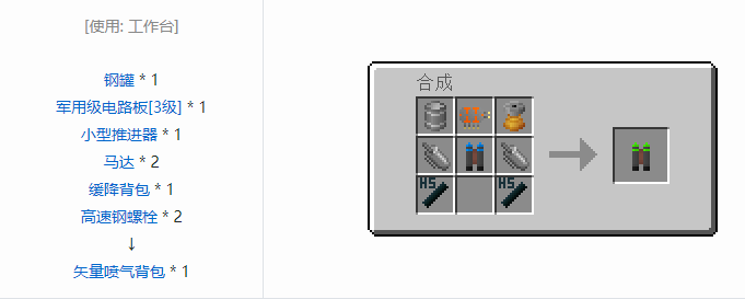 我的世界HBM的核科技模组装备合成表大全