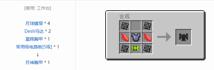 我的世界HBM的核科技模组装备合成表大全