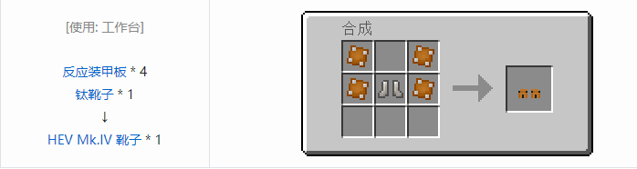 我的世界HBM的核科技模组装备合成表大全