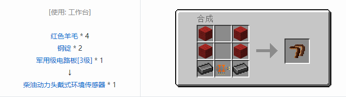 我的世界HBM的核科技模组装备合成表大全