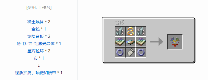 我的世界HBM的核科技模组装备合成表大全