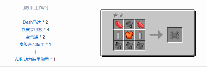 我的世界HBM的核科技模组装备合成表大全