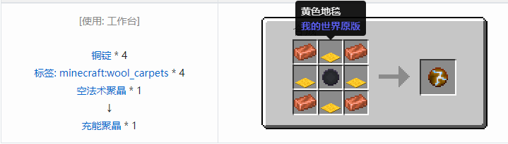 我的世界诡厄巫法聚晶合成表大全