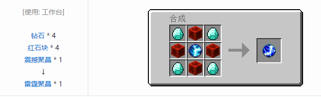 我的世界诡厄巫法聚晶合成表大全