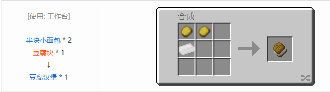 我的世界格雷科技6食品合成表大全