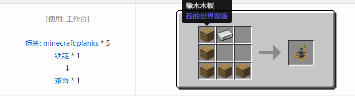 我的世界虚无世界2材料合成表大全