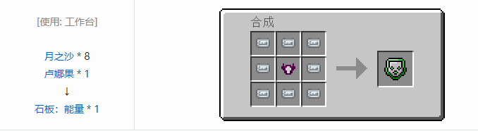我的世界虚无世界2功能性物品合成表大全