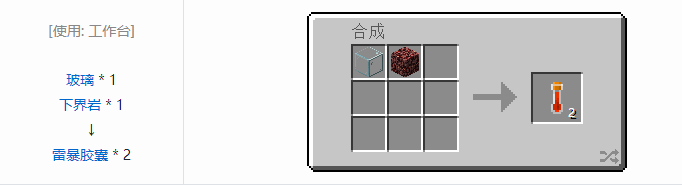 我的世界虚无世界2功能性物品合成表大全