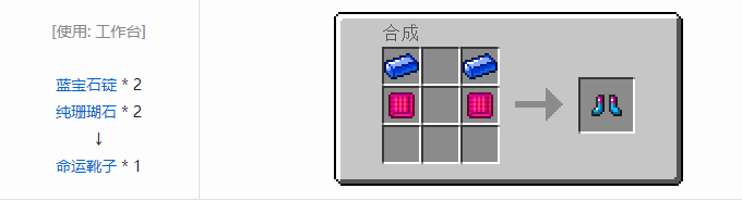 我的世界虚无世界2盔甲合成表大全