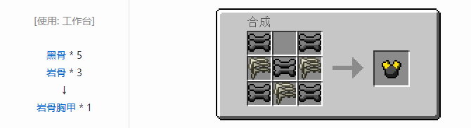 我的世界虚无世界2盔甲合成表大全