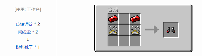 我的世界虚无世界2盔甲合成表大全