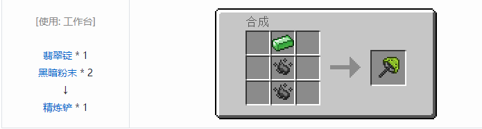 我的世界虚无世界2工具合成表大全