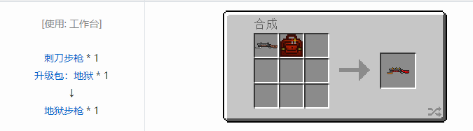我的世界虚无世界2武器合成表大全