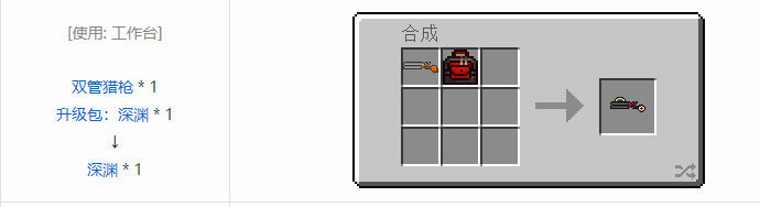 我的世界虚无世界2武器合成表大全