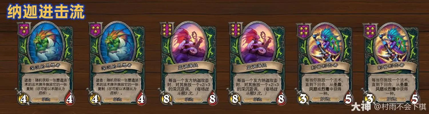 炉石传说酒馆战棋S12纳迦怎么玩