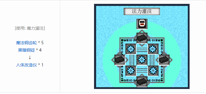 我的世界魔法金属设备怎么合成