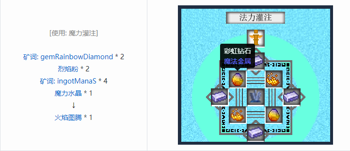 我的世界魔法金属设备怎么合成