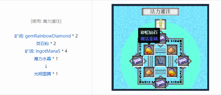 我的世界魔法金属设备怎么合成