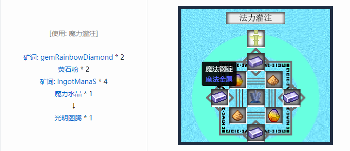 我的世界魔法金属设备怎么合成