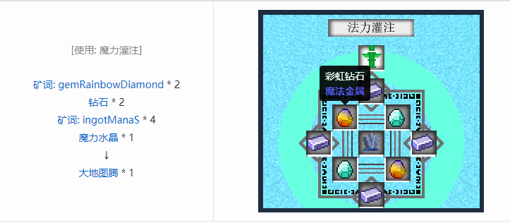 我的世界魔法金属设备怎么合成