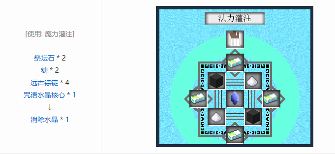 我的世界魔法金属设备怎么合成