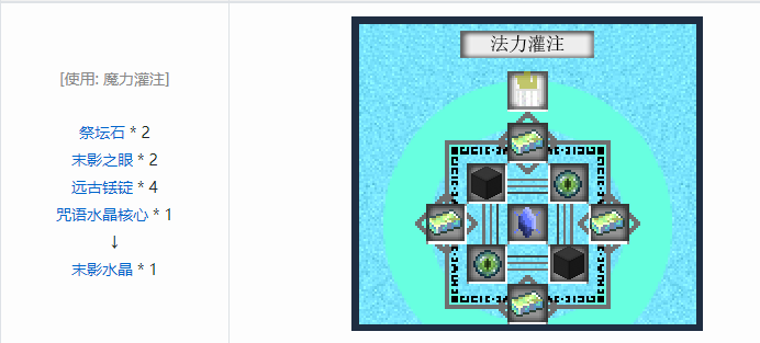 我的世界魔法金属设备怎么合成