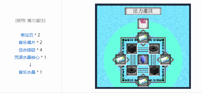 我的世界魔法金属设备怎么合成