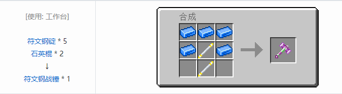 我的世界魔法金属武器怎么合成2026