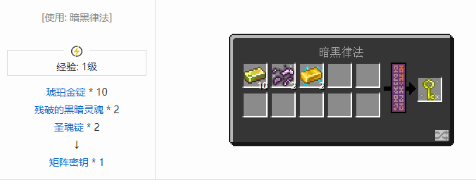 我的世界魔法金属材料合成表大全2026