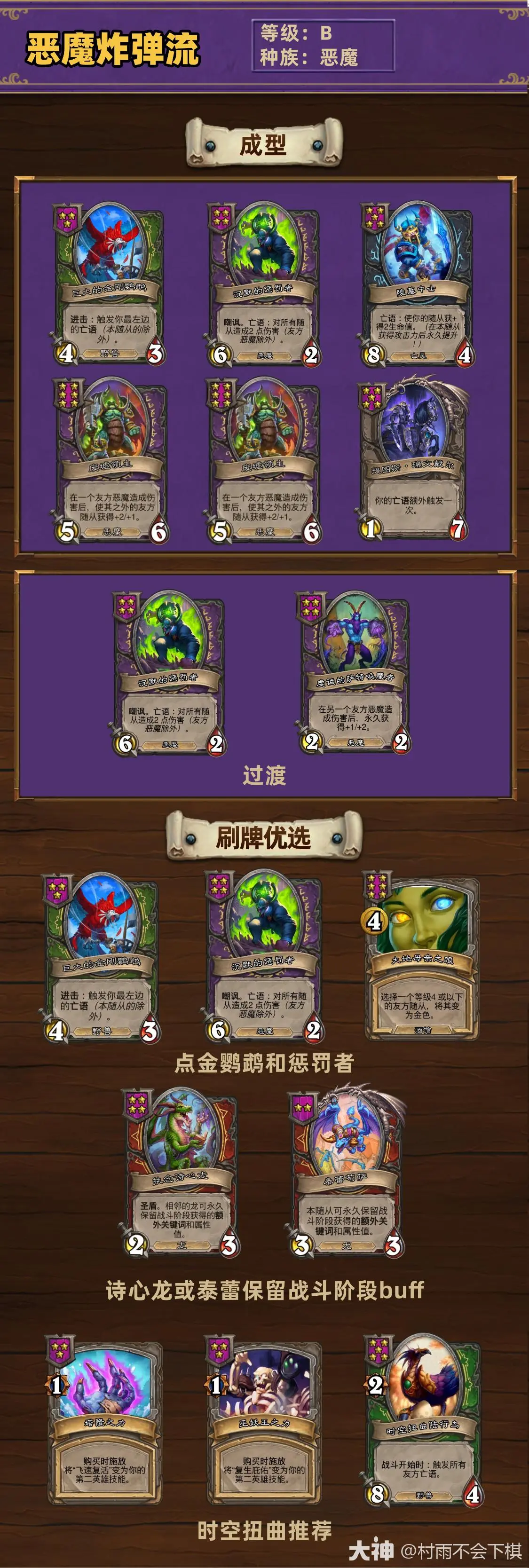 炉石传说34.2酒馆战棋恶魔炸弹流玩法攻略