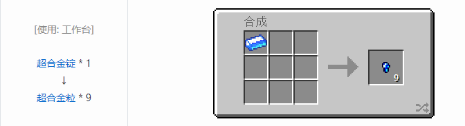 我的世界魔法金属材料合成表大全2026