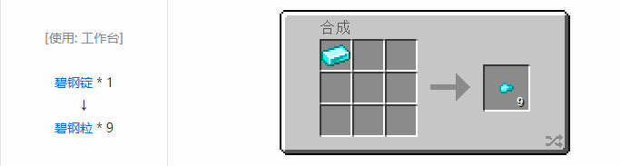 我的世界魔法金属材料合成表大全2026