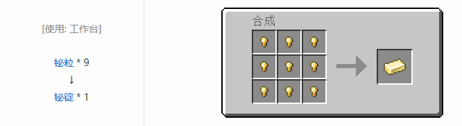 我的世界魔法金属锭合成表大全2026