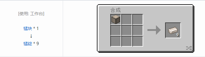 我的世界魔法金属锭合成表大全2026